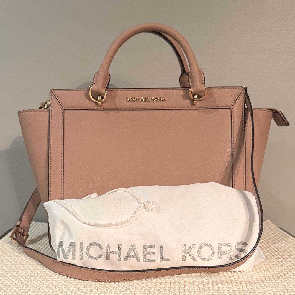 Michael Kors Pink Satchel Bag